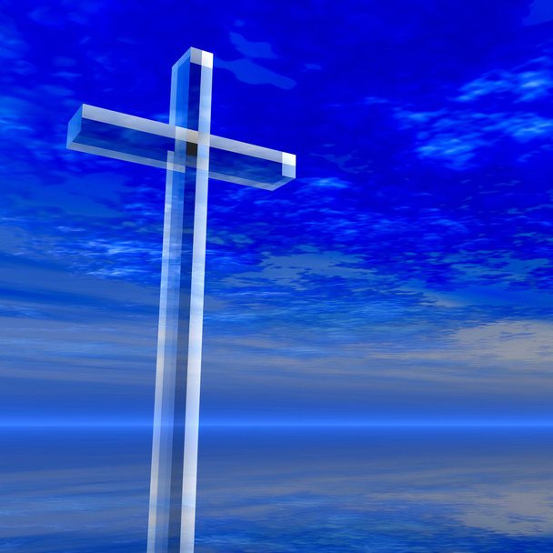 croix de verre conceptuel
 - Photo, image