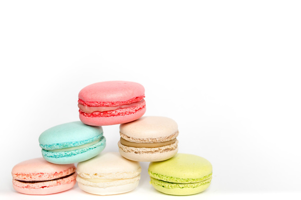 French sweet delicacy macaroons isolated - Photo, Image