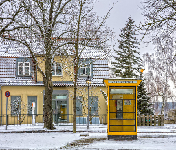 old phone booth in Berlin - Photo, Image
