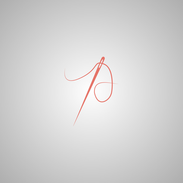 Needle icon. Flat design style. - Vector, Image