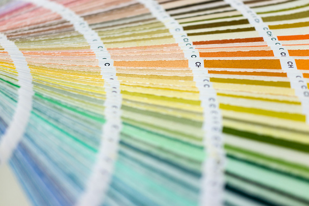Színes színminták foglaljon a szivárvány minta színek katalógus - Fotó, kép