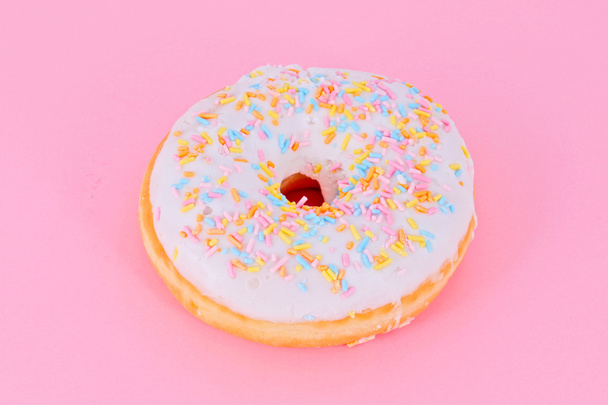 Donuts coloridos saborosos frescos
 - Foto, Imagem