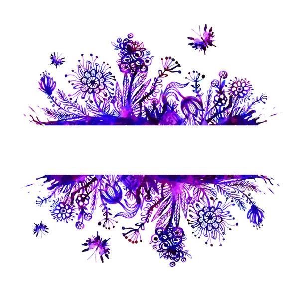 Vector floral background with flowers. EPS10 - Vektori, kuva