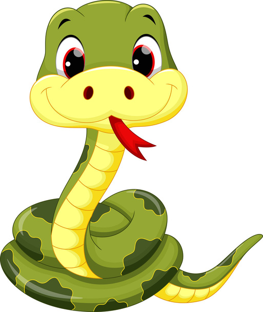 roztomilé dítě had kreslený - Vektor, obrázek