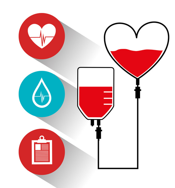 献血キャンペーン - ベクター画像