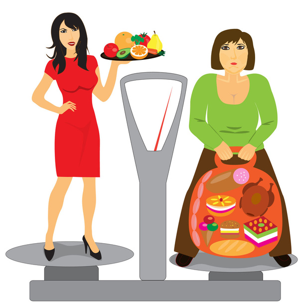 Healthy Lifestyle - Vector, Image