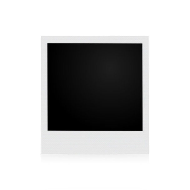 Rahmen auf weißem Hintergrund mit Schatten - Vektor, Bild