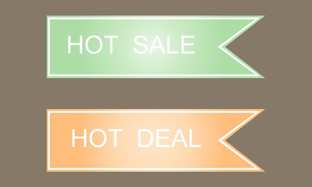 Hot sale symbols. Labels, stickers - Vektor, Bild