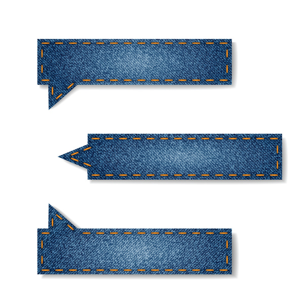 Jeans tags - Vector, Image