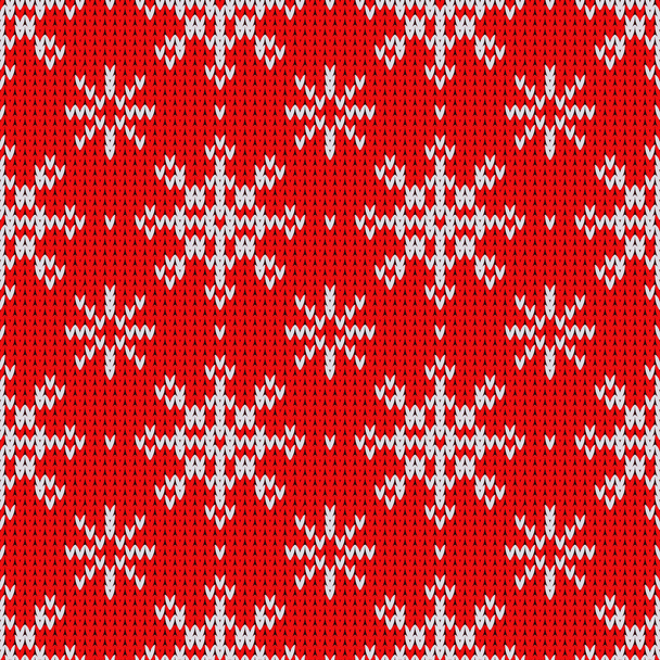 Abstract pattern with seamless knitted texture - Vector, Image