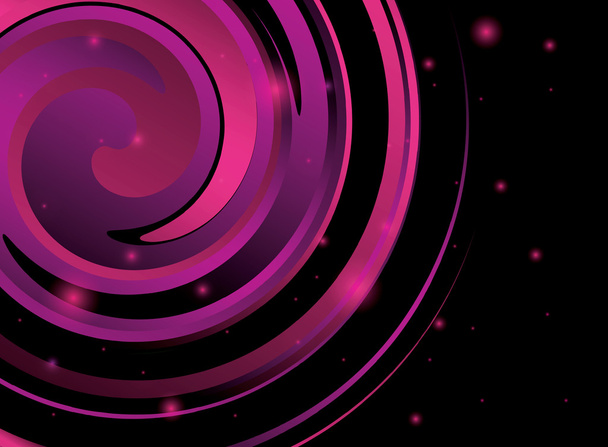Fundo vetorial abstrato com figura espiral violeta
 - Vetor, Imagem