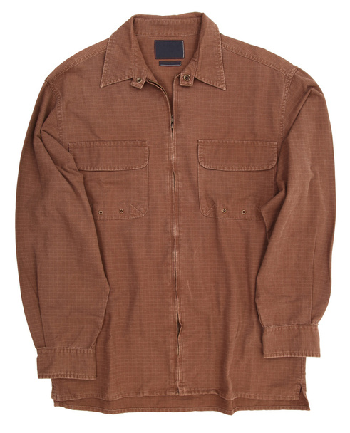 Camisa de algodón marrón del hombre
 - Foto, imagen