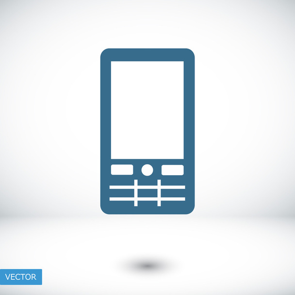 mobile telephone icon - Vector, imagen