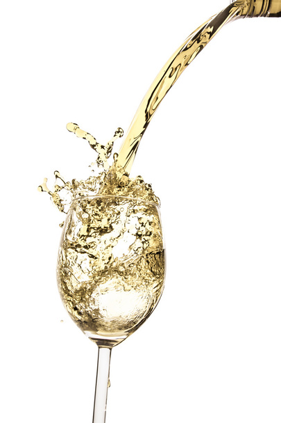 white wine splash - Zdjęcie, obraz