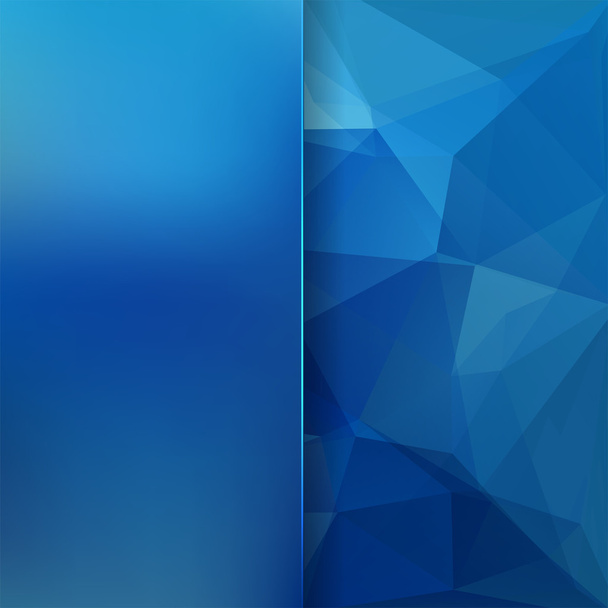 abstract background consisting of blue triangles - Vector, Image