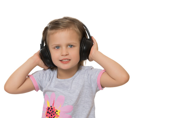 Child stereo headphones - Fotografie, Obrázek