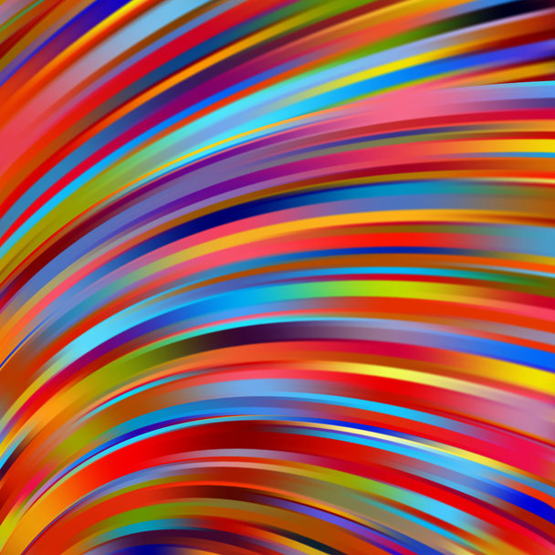 Colorful smooth light lines background. Pink, orange. red, blue colors - Vector, Image