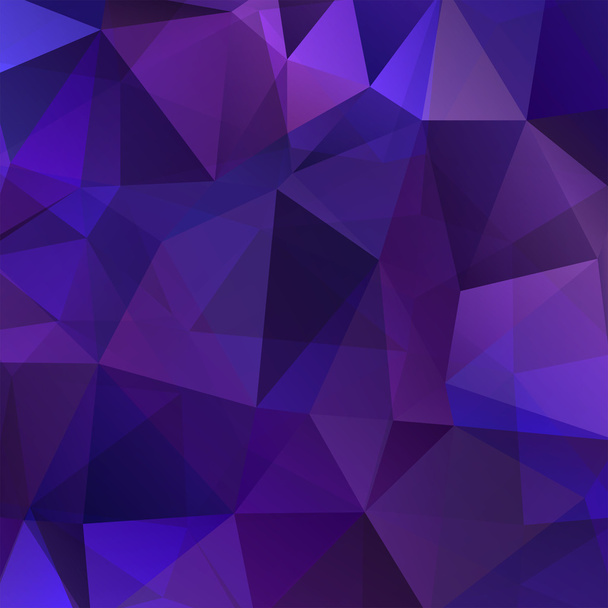 abstract background consisting of blue, purple triangles, vector illustration - Vektor, kép