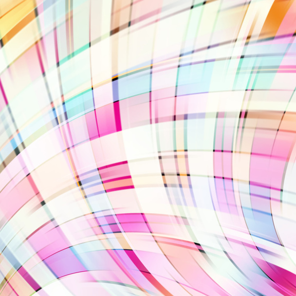 Kleurrijke vloeiende lichte lijnen achtergrond. Roze, witte kleuren. Vectorillustratie - Vector, afbeelding