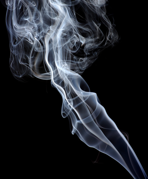Fumée isolée sur noir
 - Photo, image