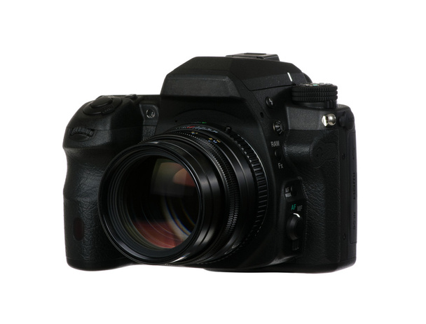 fotocamera con lente isolata su bianco
 - Foto, immagini