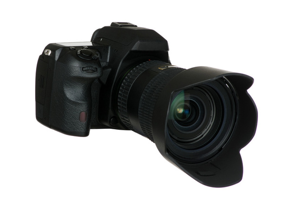 2Kamera beyaz izole lens ile - Fotoğraf, Görsel