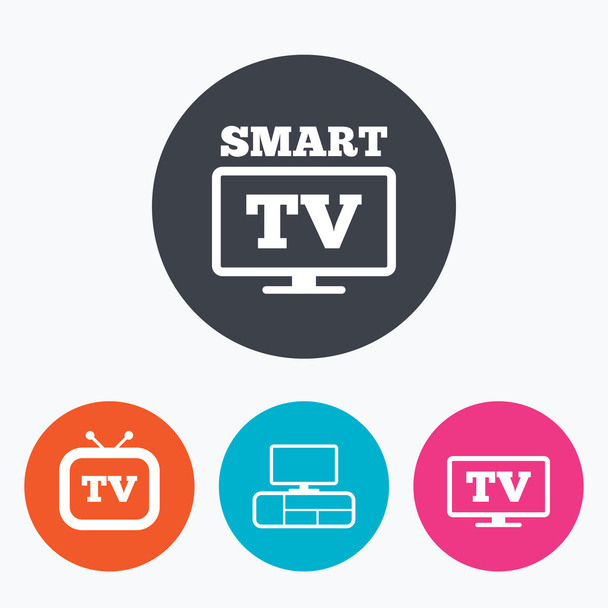 Smart TV mode icon - Vector, Imagen
