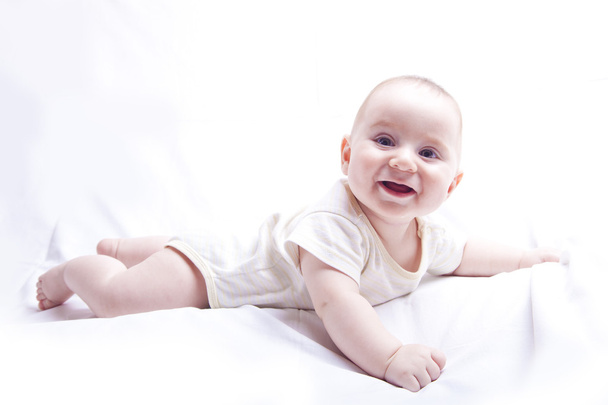 Baby laughing - Foto, afbeelding