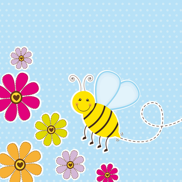Jolie abeille
 - Vecteur, image