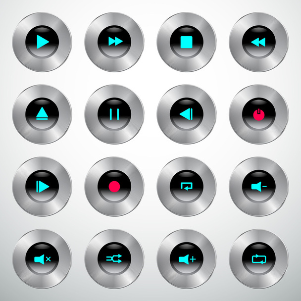 Player button - Vetor, Imagem
