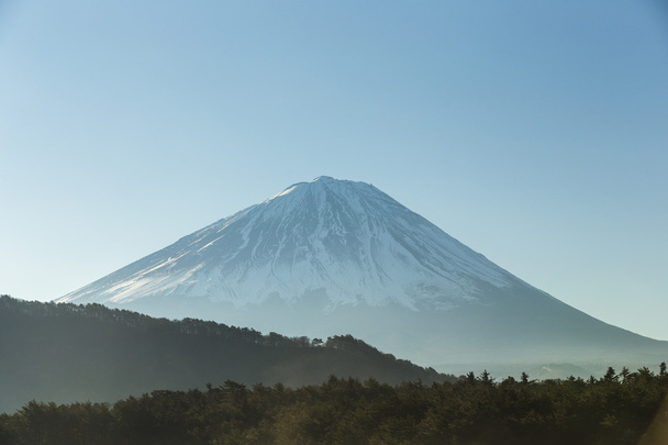 Hora Fudži s sněhu cap. Japonsko - Fotografie, Obrázek