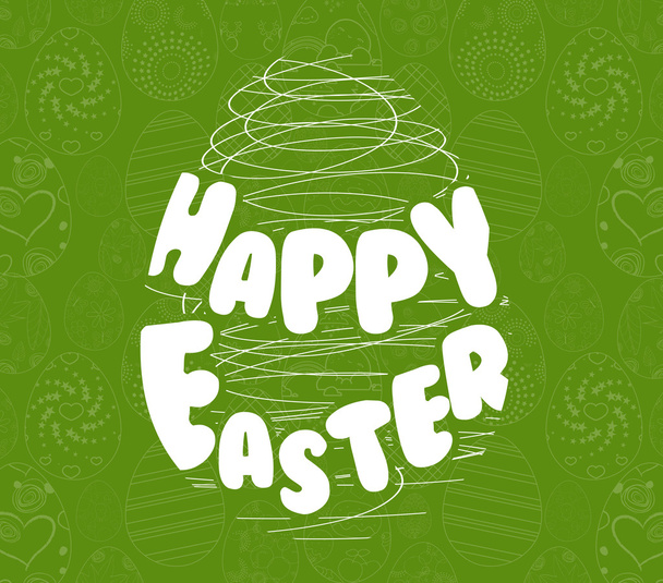 Happy Easter background - Vector, Imagen