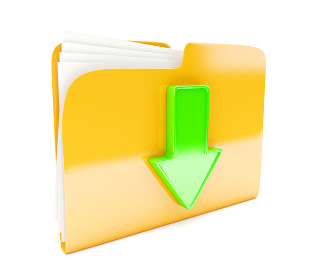 Yellow folder - Foto, Bild