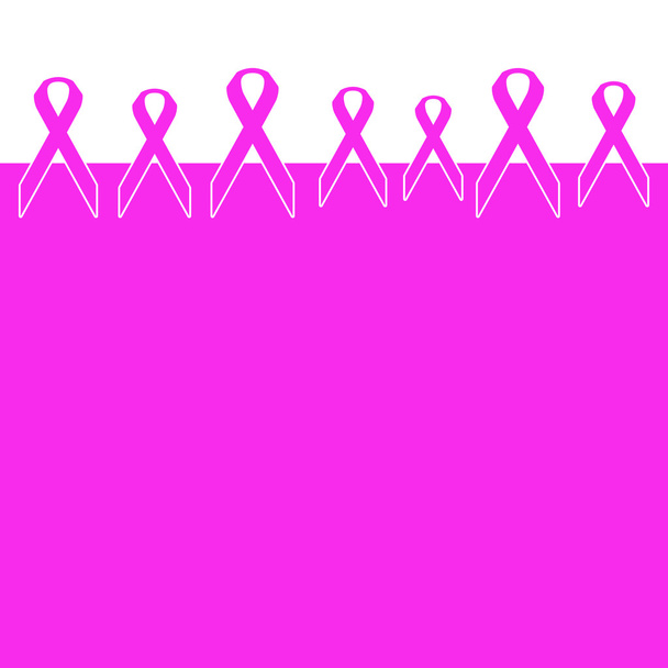 Breast Cancer Pink Ribbon achtergrond - Foto, afbeelding