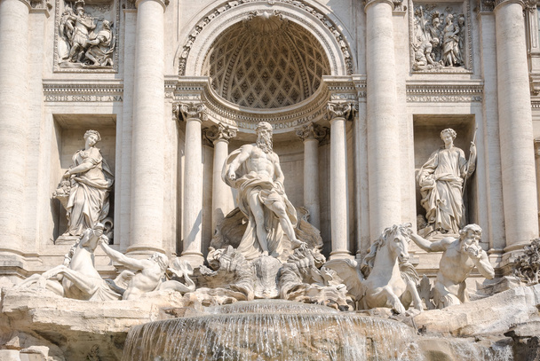 Rome monument - Trevi Fountain (Fontana di Trevi). - Photo, image
