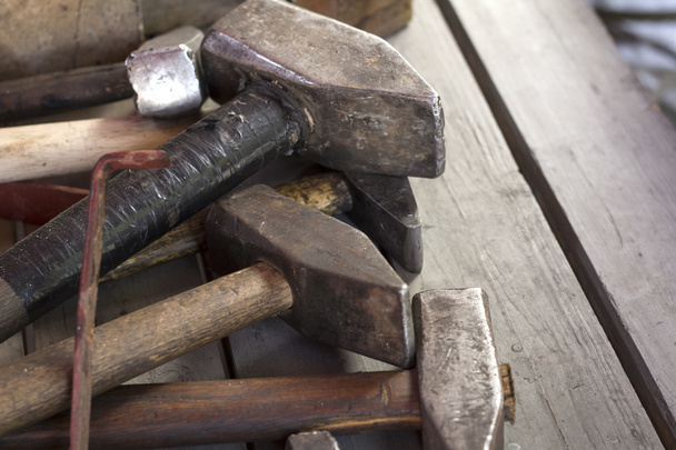 Different metal worker tools - Фото, изображение