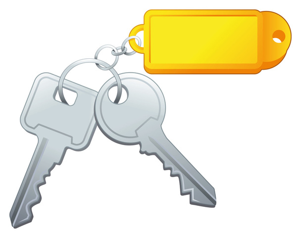 Keys with label. - Vector, Image