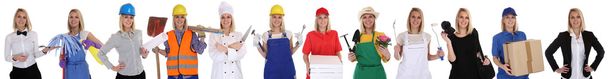 Group of workers professions women business portrait occupation  - Valokuva, kuva