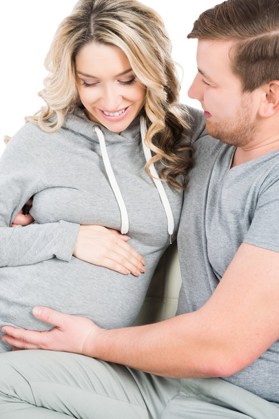 expectant mother and father being in love - Foto, Bild