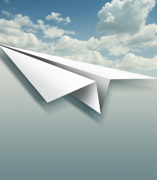 Paper plane. Mail paper concept.  - Photo, Image