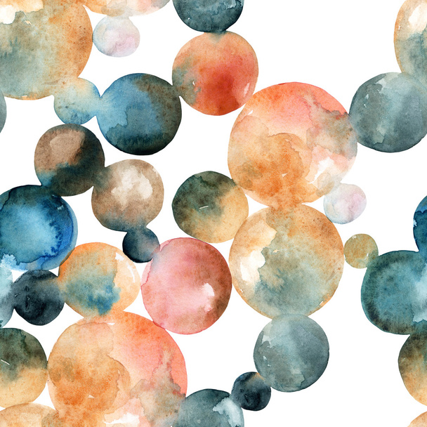 Abstract watercolor circles - Foto, afbeelding
