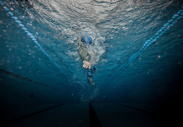 Swimmer at the swimming pool. - Photo, image