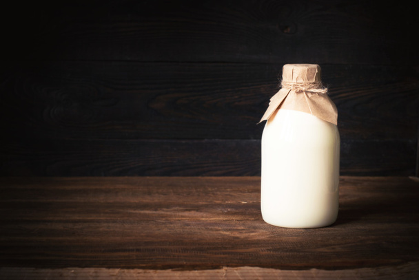 Bottle with milk - Photo, Image