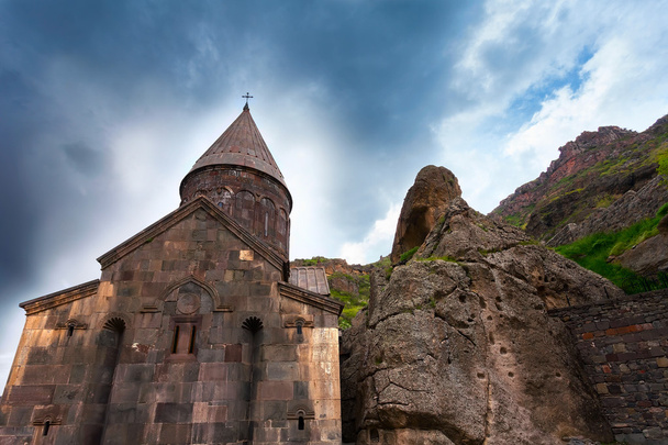 Christian temple GEGHARD monastery (Armenia) - Foto, Bild