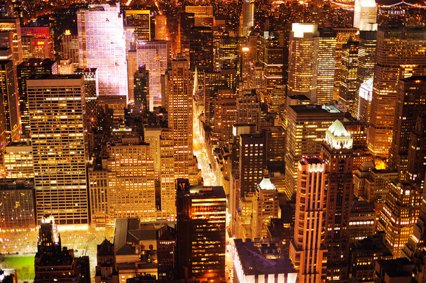 New York City 's nachts - Foto, afbeelding