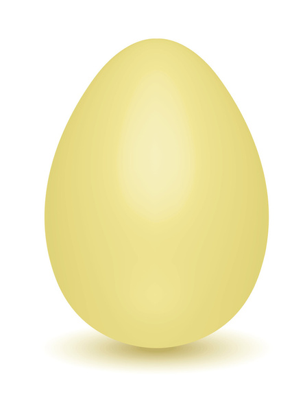 Golden Easter egg - Vecteur, image