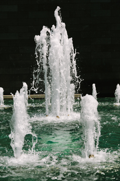 Water Fountain at the Melbourne Arts Centre - Photo, Image