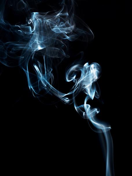 Abstract smoke on black - Valokuva, kuva