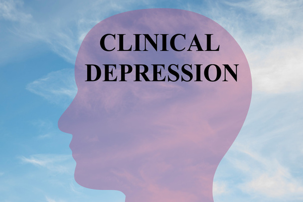 Κλινική κατάθλιψη έννοια - Φωτογραφία, εικόνα