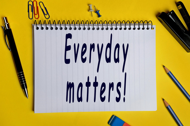 Everyday matters words - Photo, Image